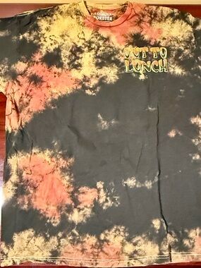 Assholes Live Forever Out to Lunch Tie-Dye Graphic Tee XL